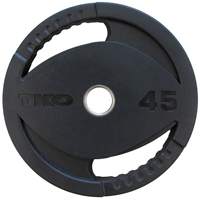 TKO 803OR Rubber Encased Olympic Plates