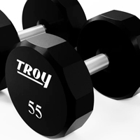 Troy Urethane 12 Sided Dumbbells