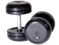Troy Pro Style Rubber Encased Dumbbells