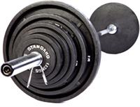 Troy USA Sports Black Olympic Weights