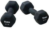 York Neoprene Hex Fitbells