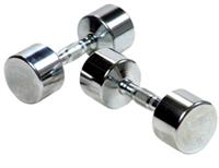 York Professional Grade Chrome Dumbbells