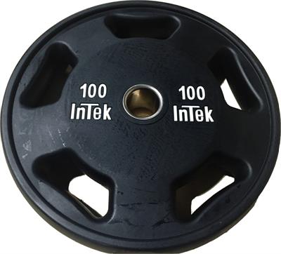 InTek Strength Armor Series Urethane Olympic Plates - 100LB InTek Strength Armor Series Urethane Olympic Plates - 100LB