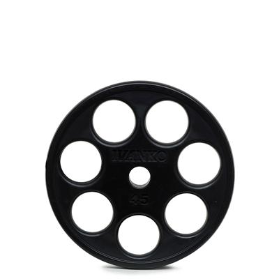 IVANKO ROEZH Rubber Encased E-Z Lift Olympic Plates - 35LB
