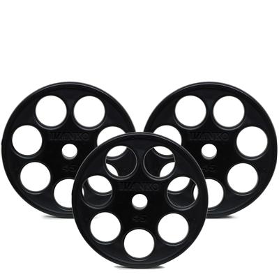 IVANKO ROEZH Rubber Encased E-Z Lift Olympic Plate Set