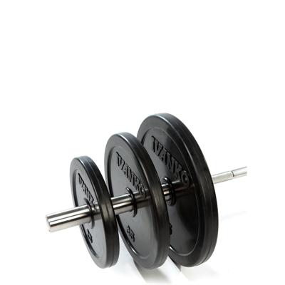 IVANKO RUBO Rubber Encased Olympic Plate Set - (Bar Not Included)
