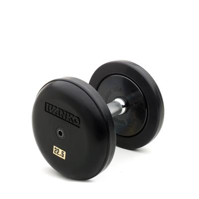 IVANKO RUB-EPR Rubber-Encased Cast-Iron Plate w/Rubber End Plate Dumbbells IVANKO RUB-EPR Rubber-Encased Cast-Iron Plate w/Rubber End Plate Dumbbells