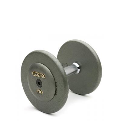  IVANKO R-EP 1.25 Cast-Iron Plate w/Ductile Cast-Iron End Plate Dumbbells