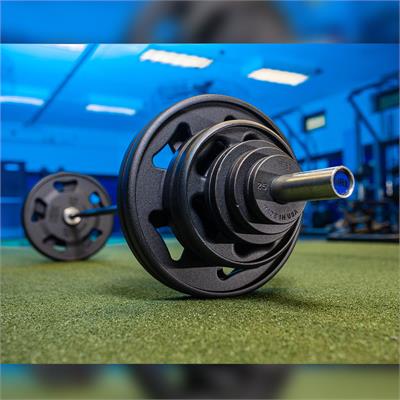 InTek Strength Kraft Steel Cast Olympic Plates (Oly Bar Not Included)