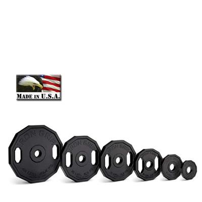  IRON GRIP Urethane Olympic Plates - 1260LB