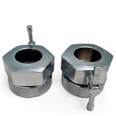 IVANKO COC-2.5KG Olympic Pressure Ring Collars - Chrome