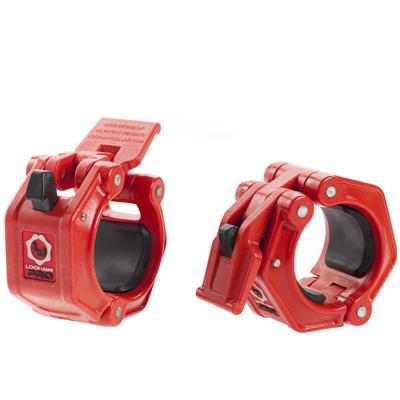 Lock-Jaw Pro 2 Barbell Olympic Collars - Red