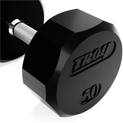 Troy Rubber Encased 12 Sided Dumbbells Troy Rubber Encased 12 Sided Dumbbells