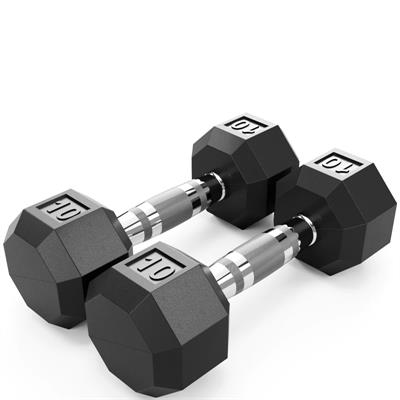 Troy VTX 8 Sided Rubber Encased Dumbbells Troy VTX 8 Sided Rubber Encased Dumbbells