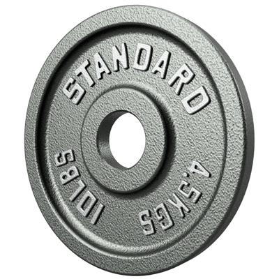 Troy USA Sports Gray Olympic Plates - 10LB