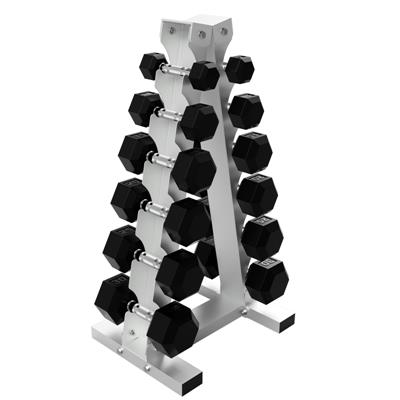 Troy USA Sports 6 Sided Rubber Encased Hex Dumbbells Troy USA Sports 6 Sided Rubber Encased Hex Dumbbells