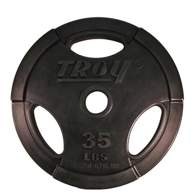 Troy Urethane Encased Interlocking Grip Plates - 35LB