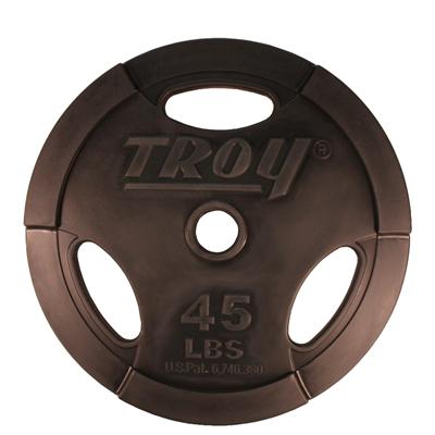 Troy Urethane Encased Interlocking Grip Plates - 45LB