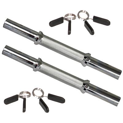 Troy USA Sports Dumbbell Handles with Spring Collars