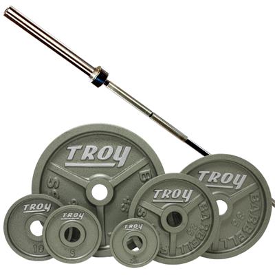 Troy High Grade Wide Flanged Olympic Weight Set