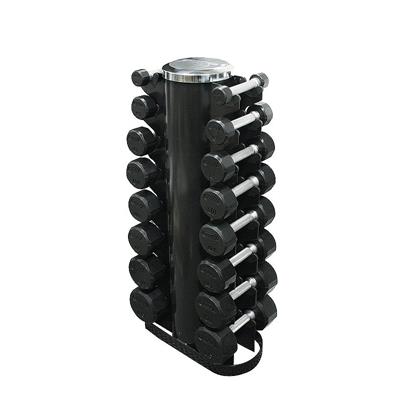 Troy Rubber Encased 12 Sided Dumbbell Set