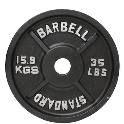 Troy USA Sports Black Olympic Plates - 35LB