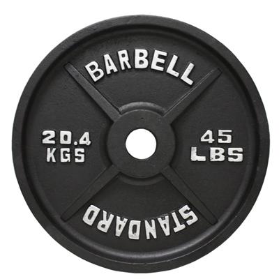 Troy USA Sports Black Olympic Plates - 45LB