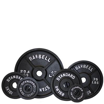 Troy USA Sports Black Olympic Plate Set Troy USA Sports Black Olympic Plate Set - 255LB