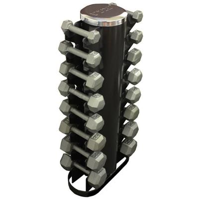 Troy USA Sports Iron Hex Dumbbell Set - 3 to 25LB with Rack Troy USA Sports Iron Hex Dumbbell Set - 3 to 25LB with Rack