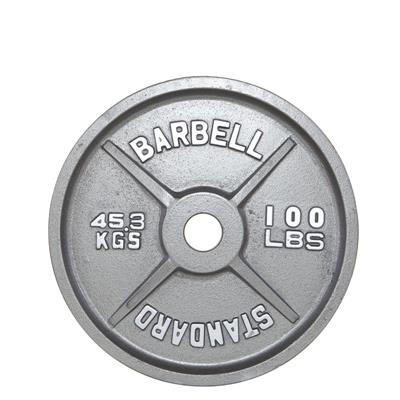 Troy USA Sports Gray Olympic Plates - 100LB