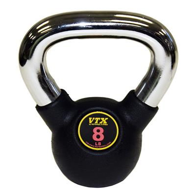Troy VTX Club Kettlebell Commercial Grade Rubber Encased - 8LB