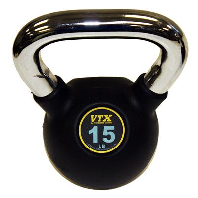 Troy VTX Club Kettlebell Commercial Grade Rubber Encased - 15LB