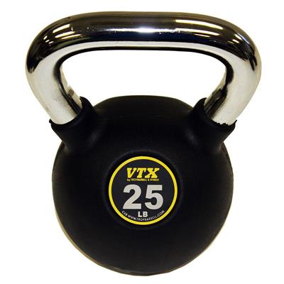 Troy VTX Club Kettlebell Commercial Grade Rubber Encased - 25LB