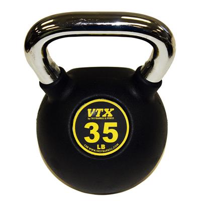 Troy VTX Club Kettlebell Commercial Grade Rubber Encased - 35LB