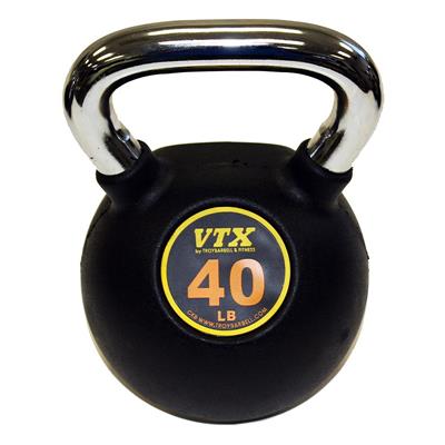 Troy VTX Club Kettlebell Commercial Grade Rubber Encased - 40LB
