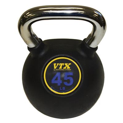 Troy VTX Club Kettlebell Commercial Grade Rubber Encased - 45LB