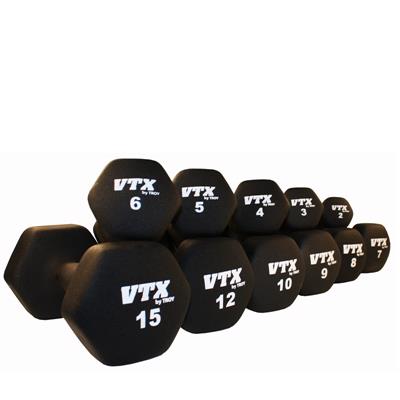 Troy VTX Neoprene Dumbbell Set - 2, 4, and 6LB