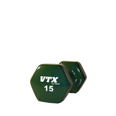 Troy VTX Premium Vinyl Dumbbells - 15LB Pair