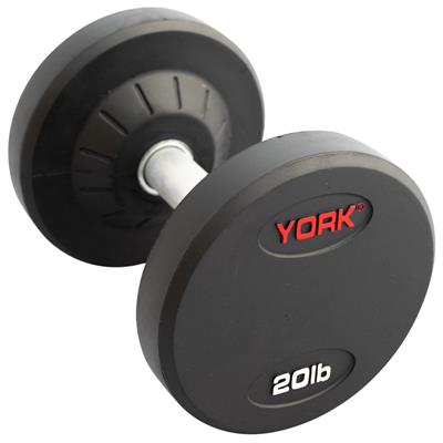York Pro Style Rubber Encased Dumbbells York Pro Style Rubber Encased Dumbbells