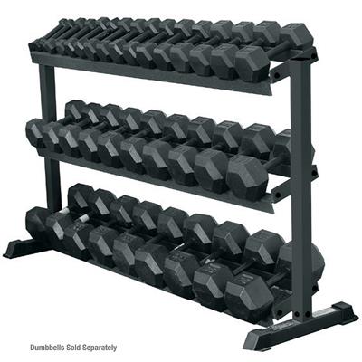 York 3 Tier Pro Hex Dumbbell Rack