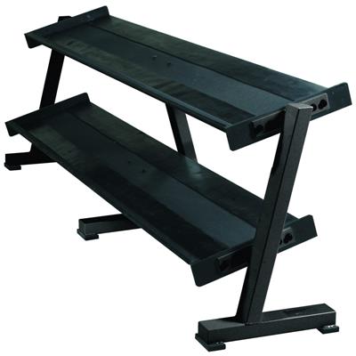 York Professional Hex Tray Dumbbell Rack 2 Tier