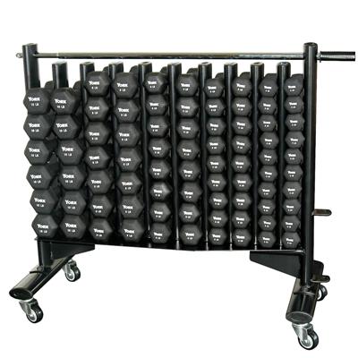 York Neoprene Hex Fitbells Club Pack with Rack
