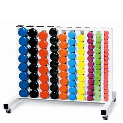 York Vinyl Fitbells Club Pack with Rack