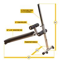 Body-Solid GAB60 Pro-Style Ab Board