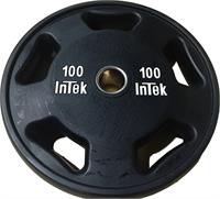  InTek Strength Armor Series Urethane Olympic Plates - 100LB