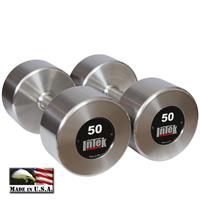 InTek Strength Delta Series Stainless Steel Dumbbells