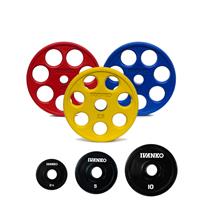 IVANKO ROEZHC Rubber Encased E-Z Lift Olympic Plate Set