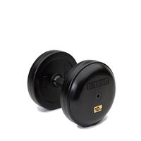IVANKO RUB-EPR Rubber-Encased Dumbbells with Black Oxide Handles