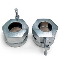 IVANKO COC-2.5KG Olympic Pressure Ring Collars - Chrome