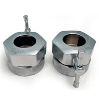 IVANKO COC-2.5KG Olympic Pressure Ring Collars - Chrome